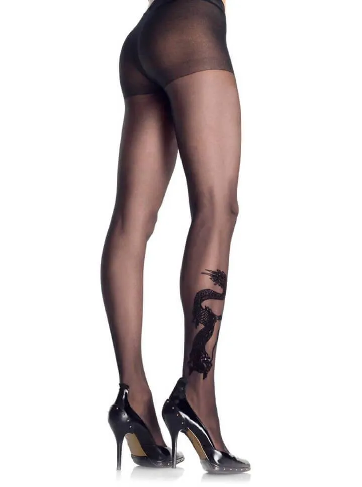 Women's Dragon Tattoo Pantyhose