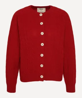 x The Edit by Alexa Chung Gail Cable-Knit Cardigan