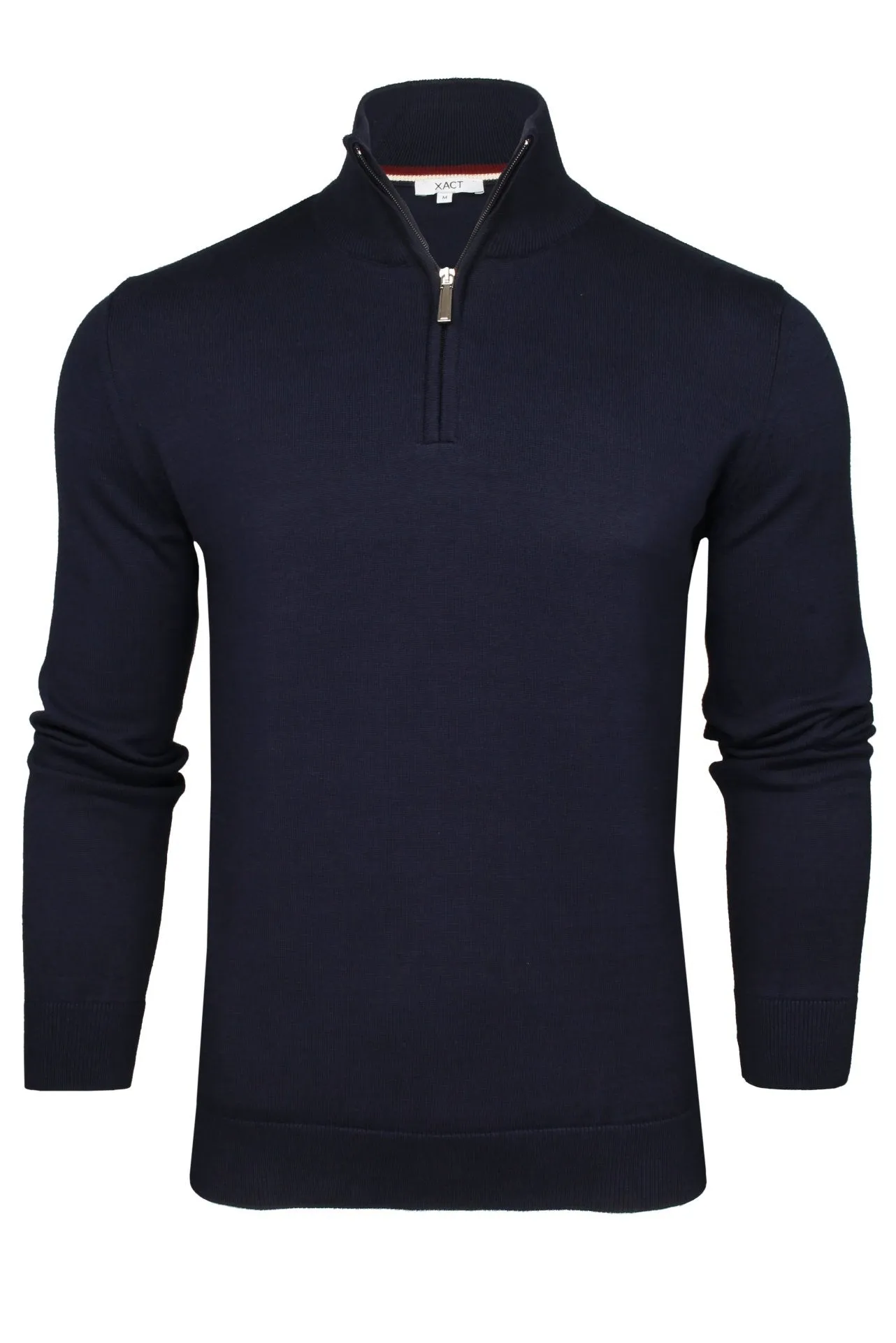 Xact Mens 1/4 Zip Cotton Jumper