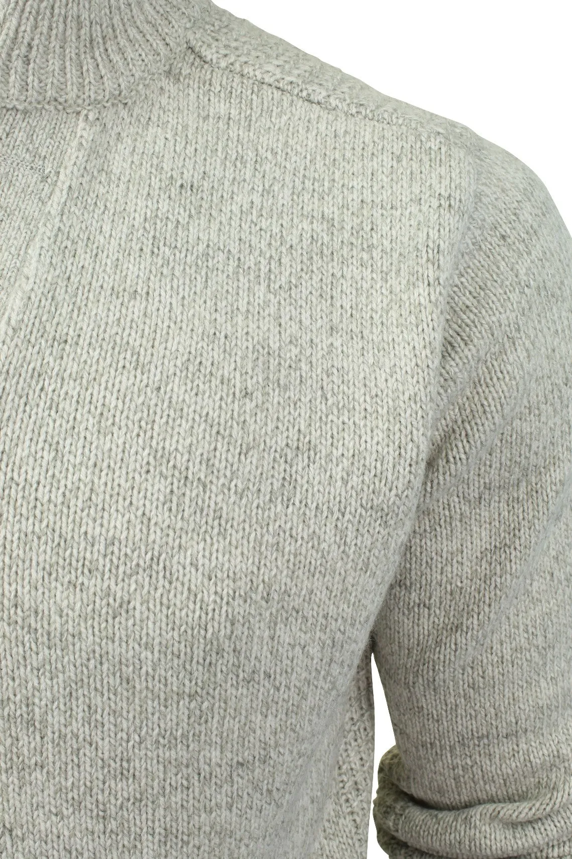 Xact Mens 3 Button Wool Blend Jumper