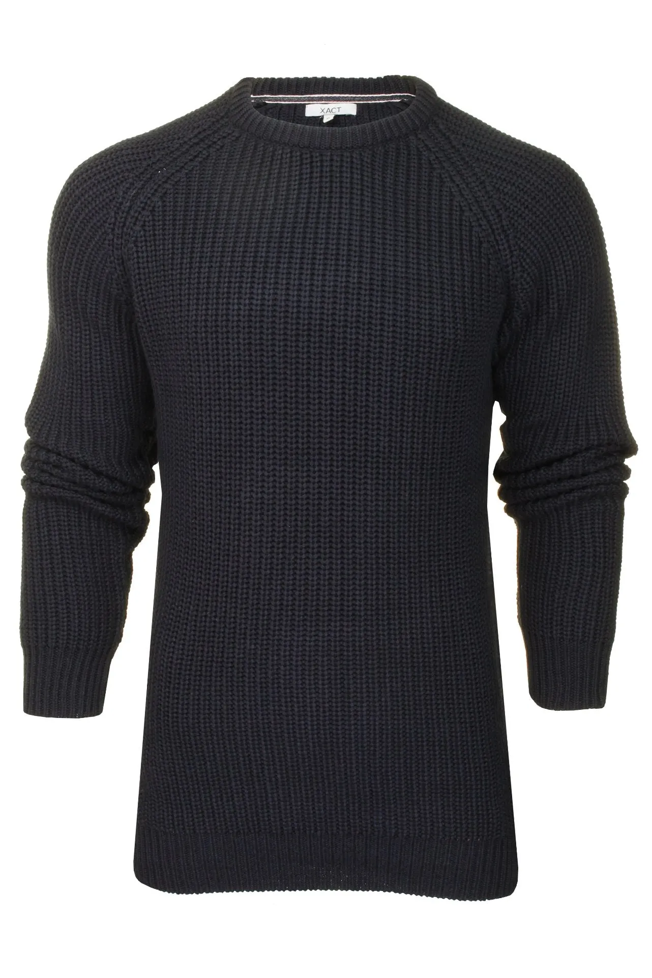 Xact Men's Chunky Fisherman Knit Jumper