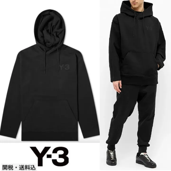 Y-3  |Pullovers Long Sleeves Cotton Logo Designers Hoodies