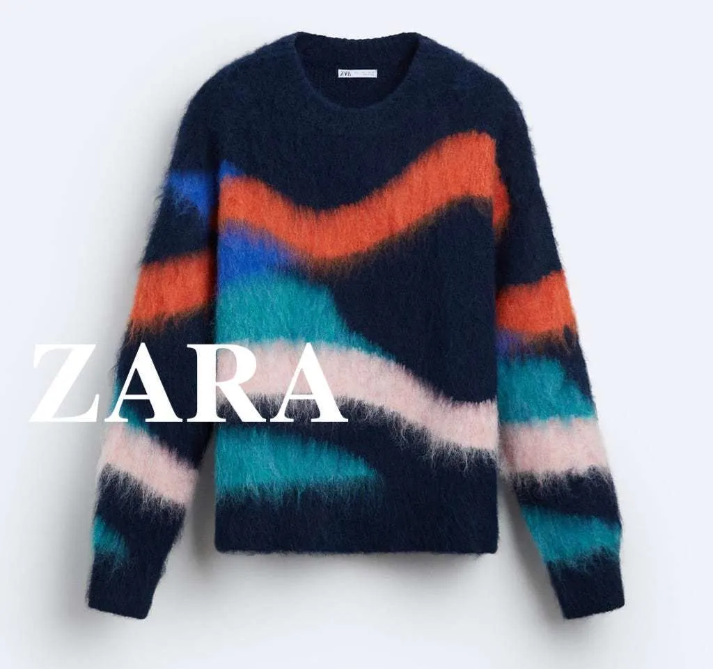 ZARA  |Pullovers Long Sleeves Sweaters